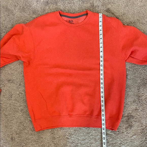 2/$15 red fruit of the loom sweatshirt - Picture 6 of 7